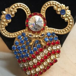 Vintage signed brooch